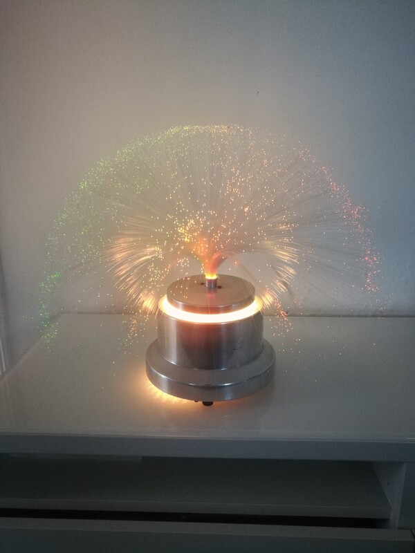 Brushed metal H. Fischer mood lamp