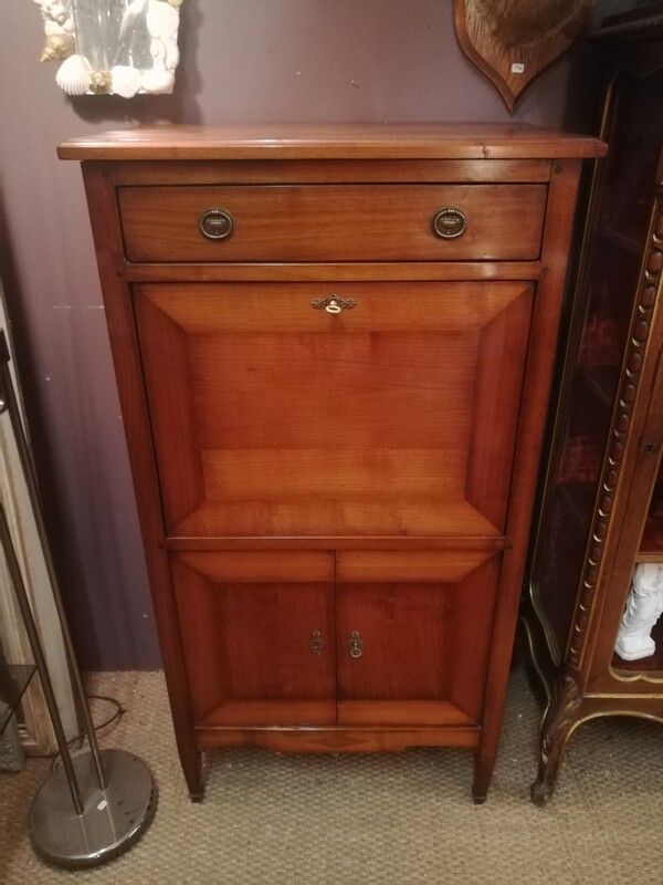Louis XVI style cherry wood writing desk